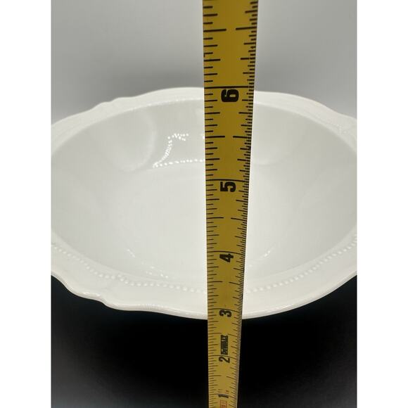 Hutschenreuther Vikroria Weis White Scalloped Bavaria Serving Vegetable Bowl 10” - Picture 5 of 7